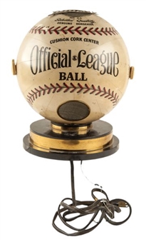 1941 Vintage "Trophy - Official League" Baseball Novelty Five Tube Radio  